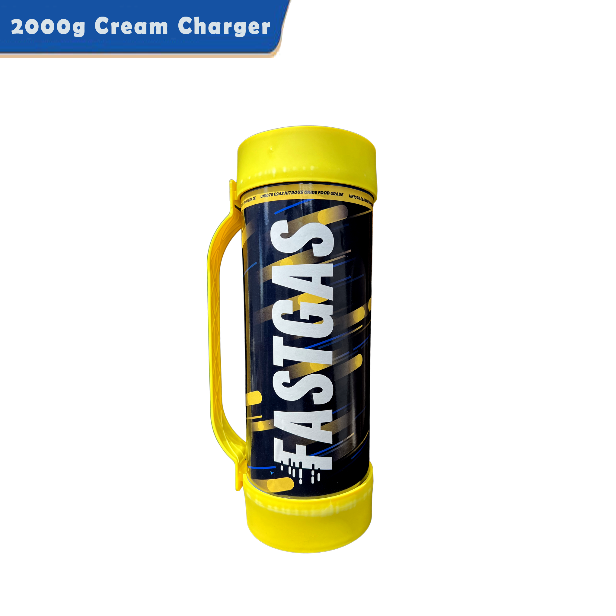 FastGas 3.3L N2O Cylinder 2000g Cream Charger Tank Wholesale Free OEM