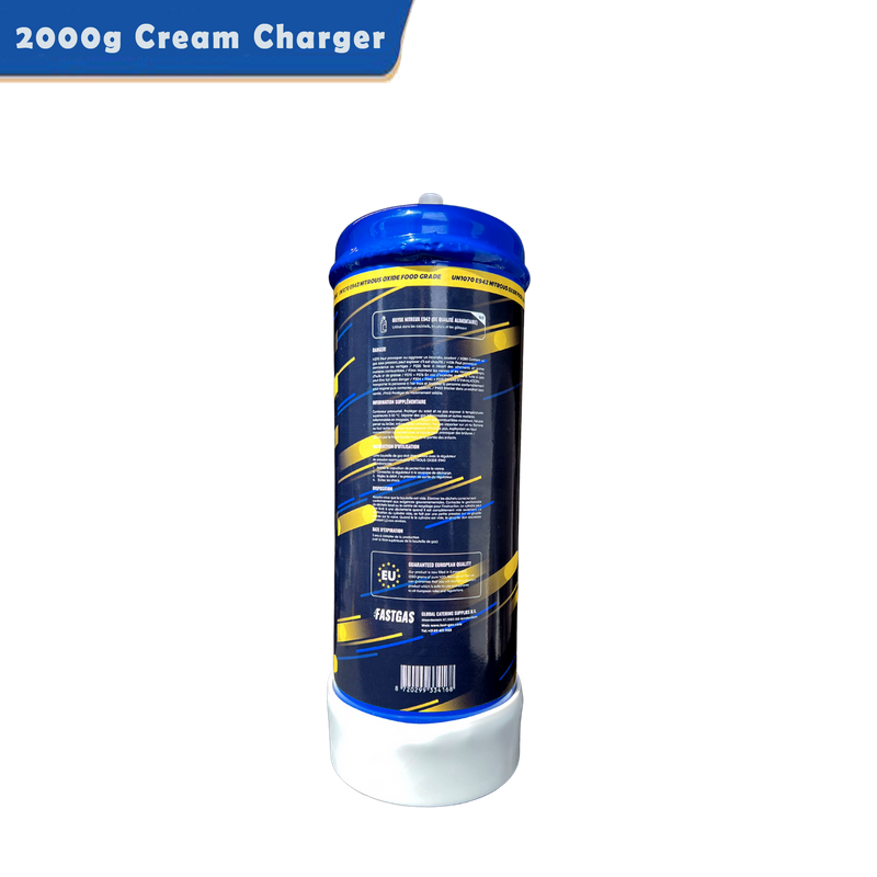 FastGas 3.3L N2O Cylinder 2000g Cream Charger Tank Wholesale Free OEM