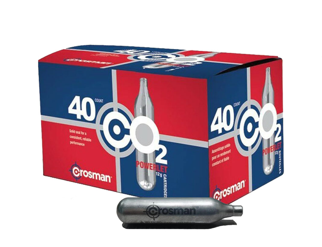 Crosman 12 Gram Co2 Powerlets, 40ct Wholesale (Sample Free!)